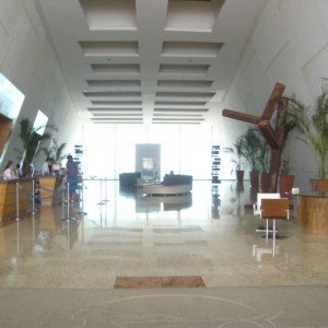 Grand Sirenis hotel lobby